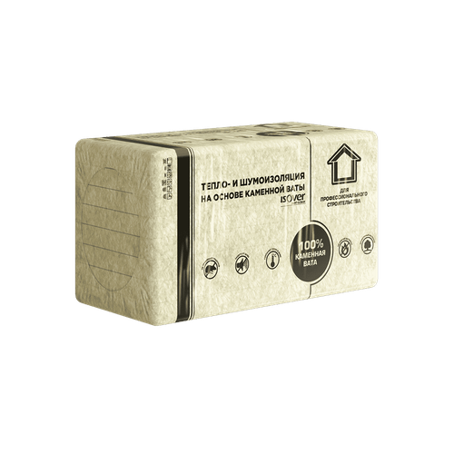 Утеплитель базальтовый Изовер Венти Оптимал 1000х600х100 (3шт; 0,18м3; 1,8м2)