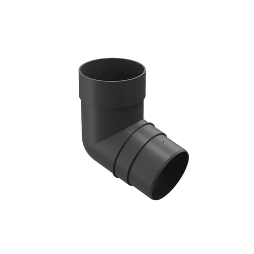 DOCKE Колено 72˚ для водосточной трубы Premium, графит