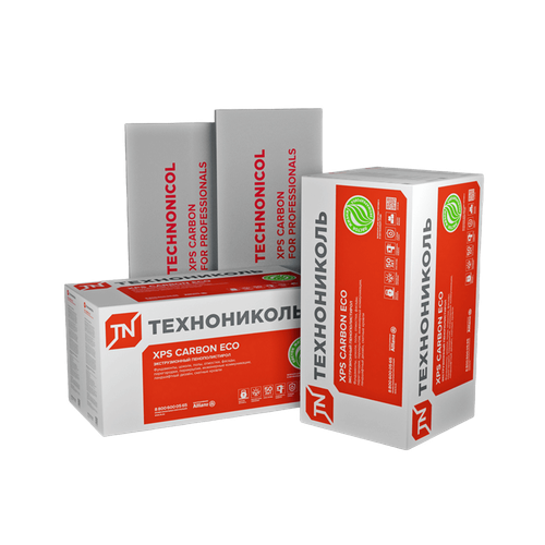 Экструзионный пенополистирол (XPS) CARBON ECO 1200*600* 20 (20 пл/упак) [0,288] - |24|