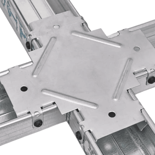 Соединитель профилей одноуровневый Кнауф Краб 60х27мм 0,9 мм