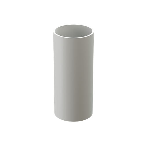 Docke LUX Труба 100мм 3м (Пломбир) для водостока пластик