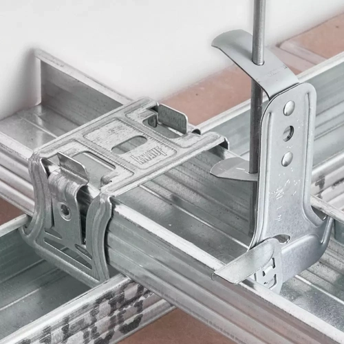 Подвес с зажимом Кнауф 60х27 мм. 0,6 мм.