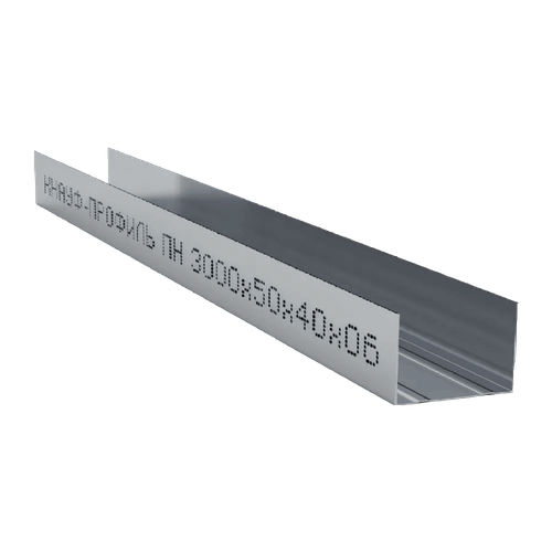 Профиль направляющий Кнауф ПН 3000х50х40 мм.