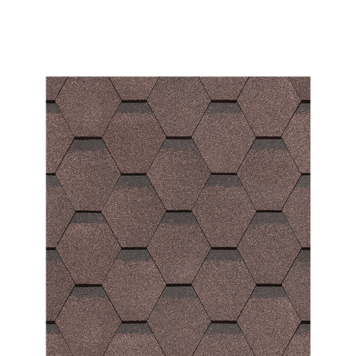 Гибкая черепица Docke STANDARD СОТА Коричневый