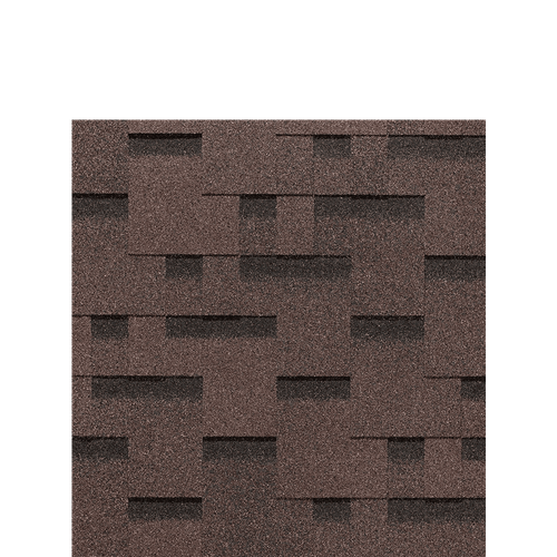 Гибкая черепица Docke EUROPA MATRIX Коричневый